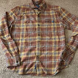 Depactus Plaid Button-Up Shirt for Men medium